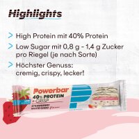 PowerBar 40% Protein Riegel +Crisp